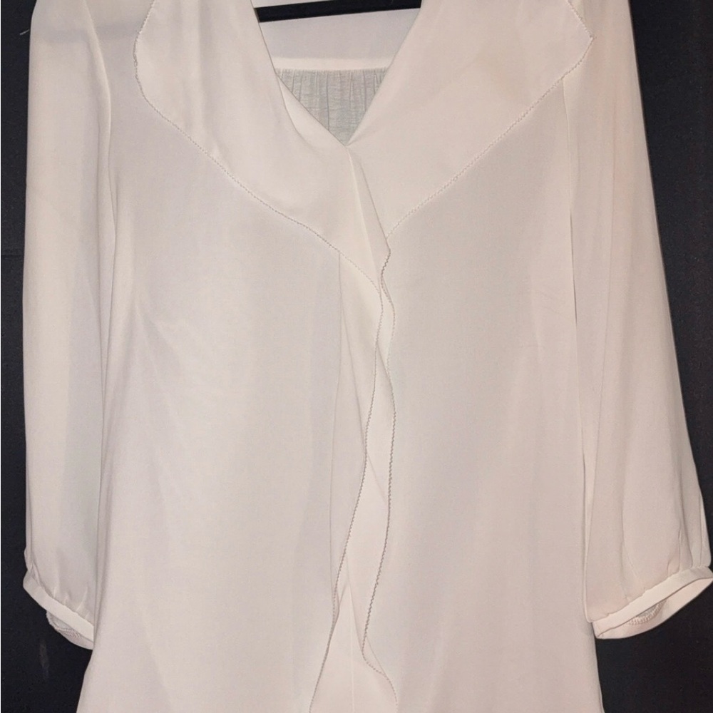 Ann Taylor Elegant White Women's Top